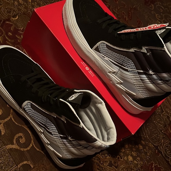 Vans Old Skool Suede And Canvas Galaxy Lace Up High - Picture 4 of 9